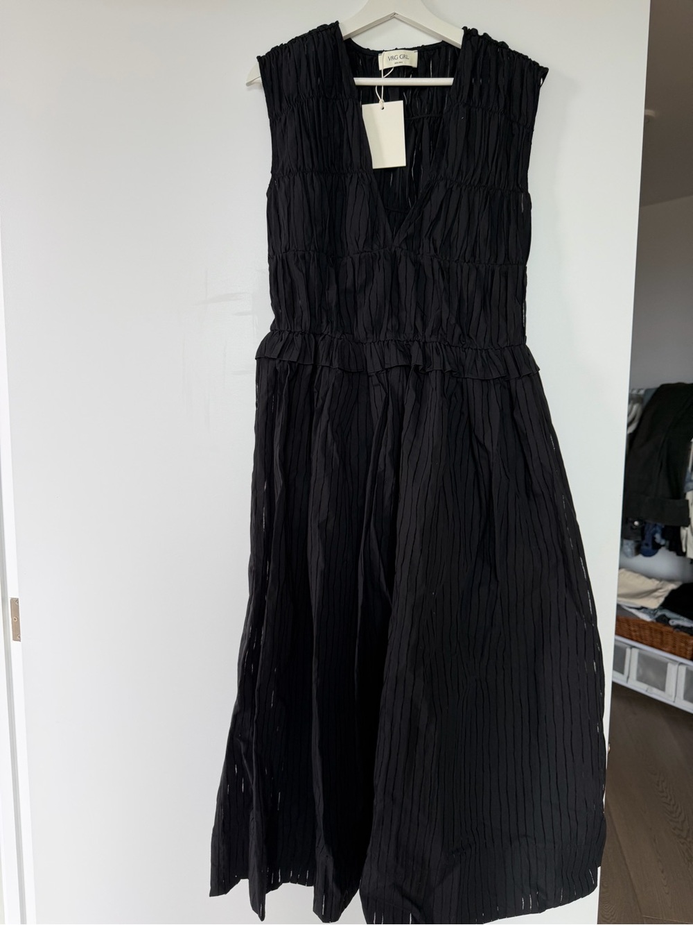 VRG GRL Black Sleeveless Dress